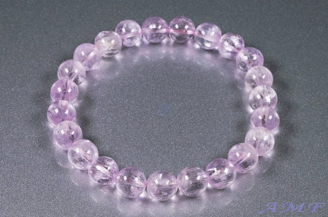 綺麗なクンツァイトブレスレット8mm