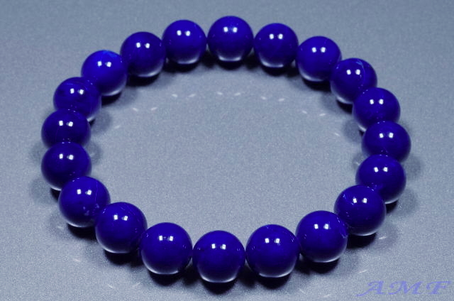 綺麗なラピスラズリブレスレット10mm