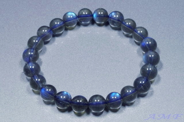 綺麗なラブラドライトブレスレット8mm301
